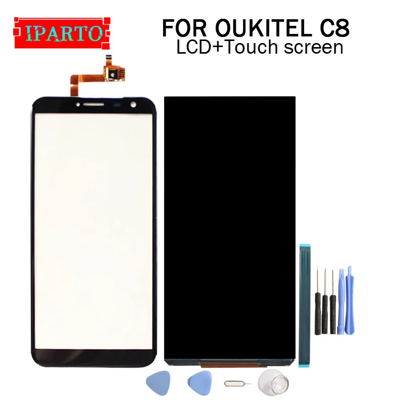 5 дюймов для OUKITEL C8 ЖК дисплей + кодирующий преобразователь сенсорного экрана в