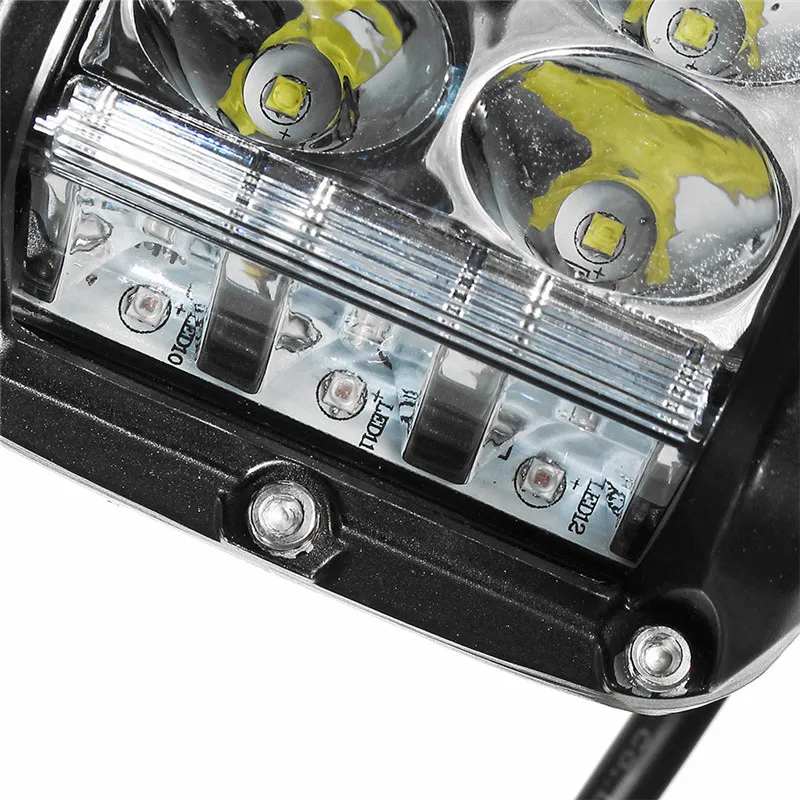 4 дюйма 48 W 9000LM IP67 светодиодный 121 градусов Offroad свет бар заливающий и точечный Combo