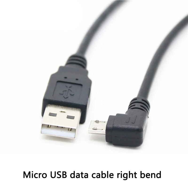 Новинка хит продаж 0 25-1 5 M USB 2 AM-Micro правый изгиб для зарядки телефона Pin Кабели
