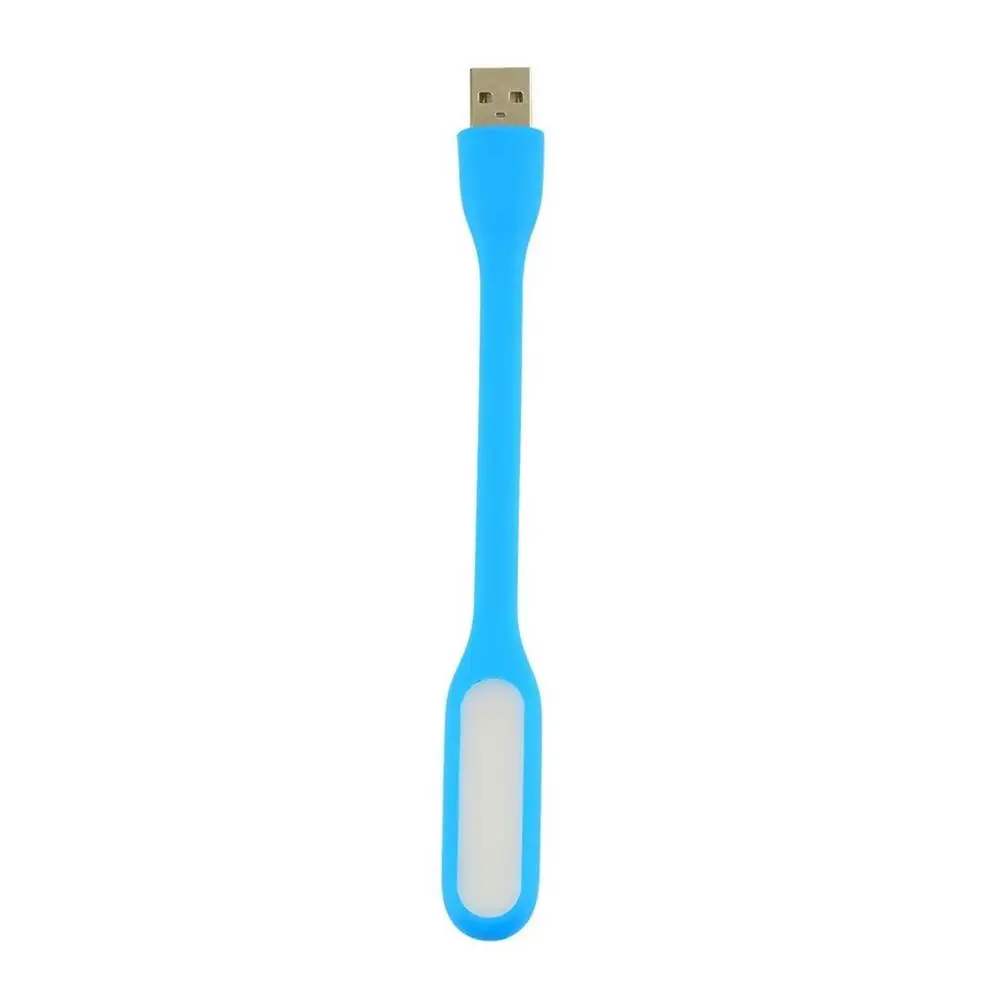 Синий Flexible USB LED Light Computer Tablet Laptop USB LED Light Lamp Flexible Ultra Bright for Notebook PC Power Bank Partner - Цвет: Синий