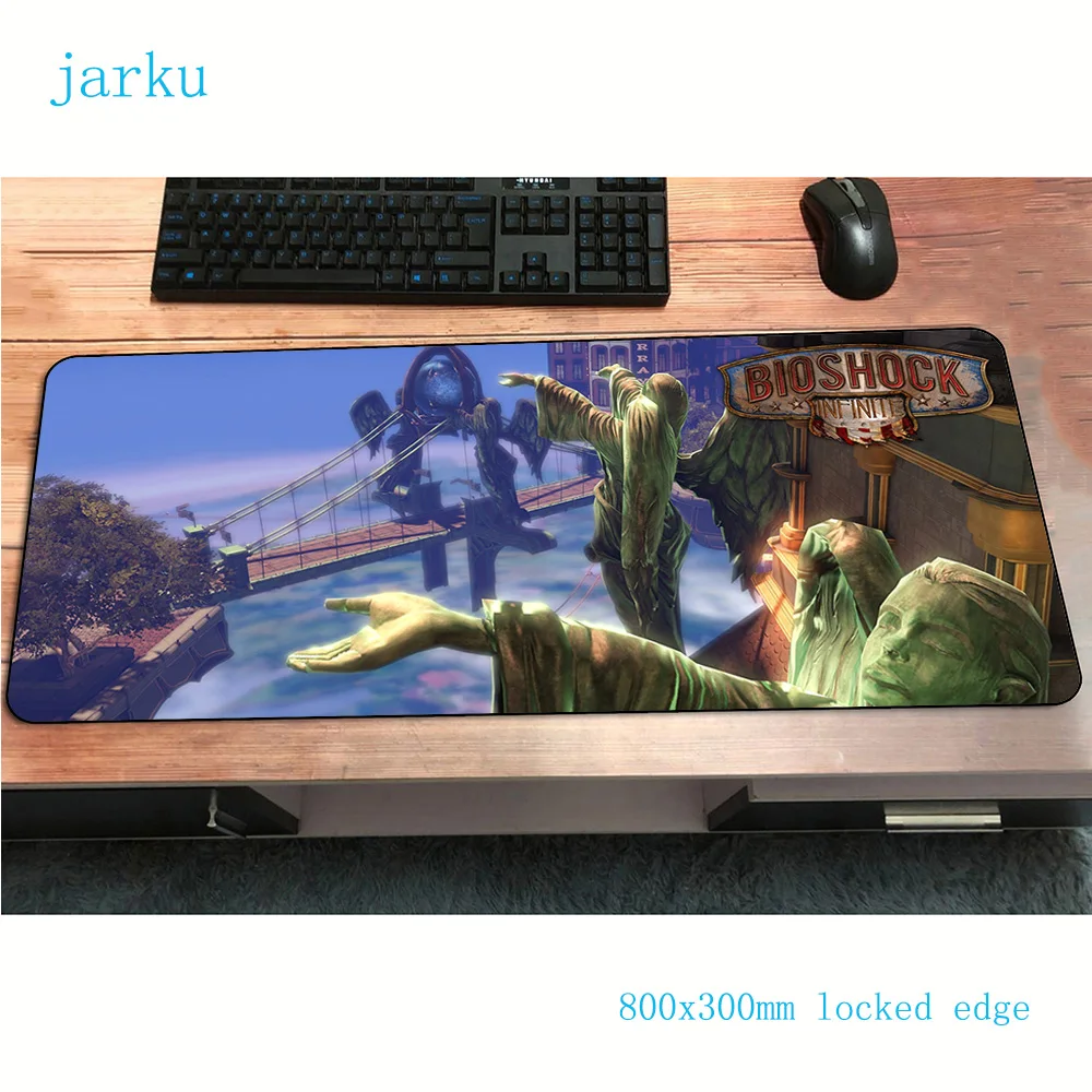 Коврик для мыши bioshock gamer 3d 800x300x2 мм коврик notbook игровой большой офисный PC