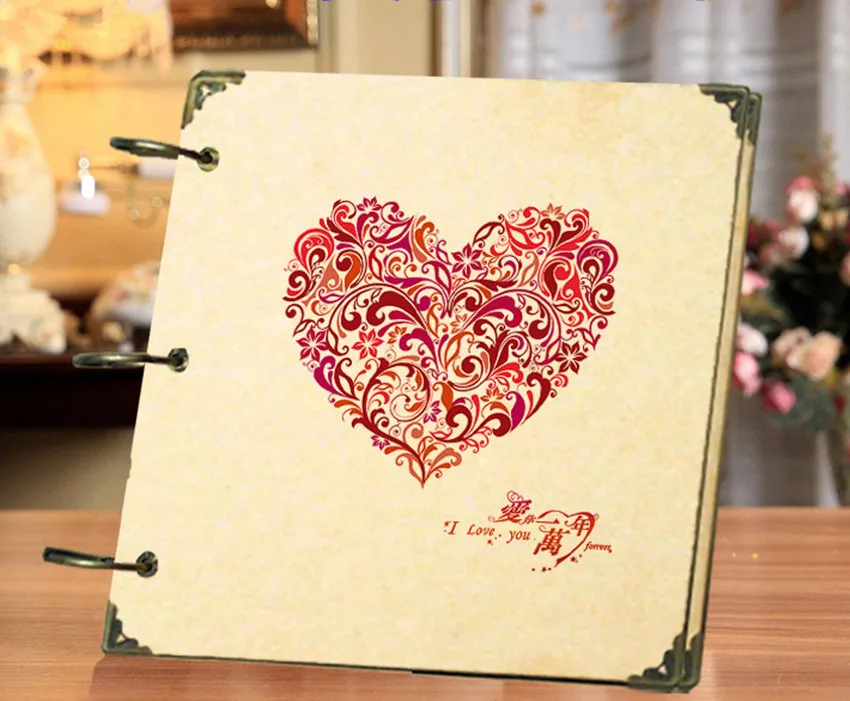 Фотоальбом ретро любовь креативный подарок отрывными листами овец Скрапбукинг