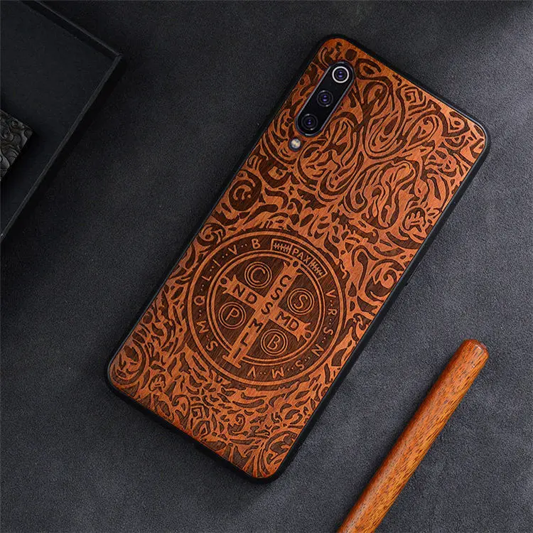 3 Изготовленный На Заказ резной деревянный чехол для Xiaomi Mi 9 SE чехол funda для Xiaomi mi 9 mi 8 se mi8 lite mix 3 2 2s деревянный ТПУ защитный чехол - Цвет: 3