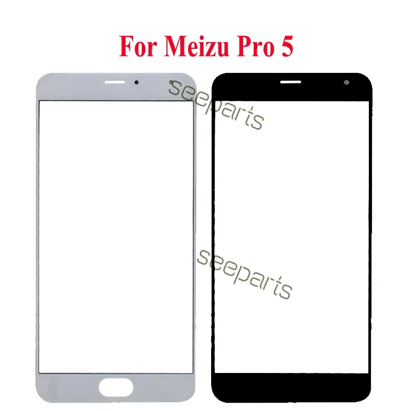 Meizu pro 5 внешняя стеклянная линза meizu pro 7 Plus Переднее стекло meizu pro 6 Plus панель экрана Запасные части meizu pro 7 переднее стекло