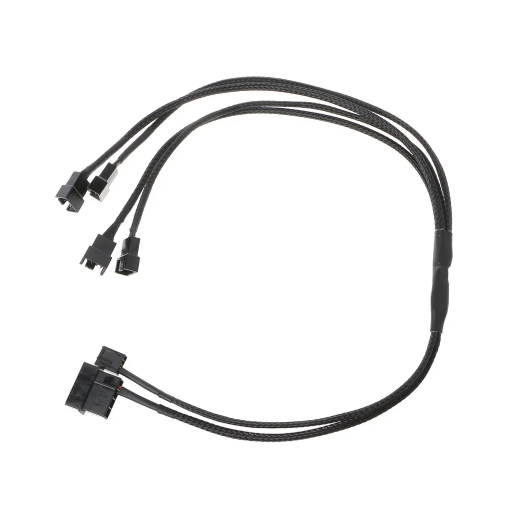 От 1 до 4 контактный Molex TX4 PWM CPU охлаждающий разветвитель вентилятора адаптер