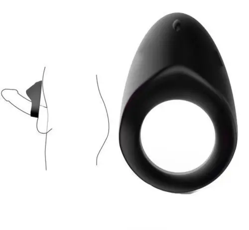 Силиконовое вибрирующее кольцо на пенис 20 скоростей усилитель секс игрушки для