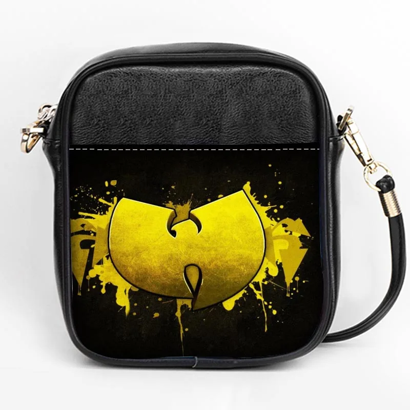 Пользовательские Wu-Tang Clan модное с лямками сумка для женщин Слинг сумки на ремне кожа мини девушки Tote вечерние сумки DIY Слинг Сумка - Цвет: 9