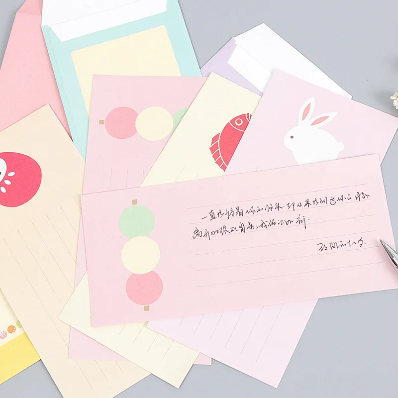 Маленький свежий японский ажурный конфетный конверт эстетическое украшение