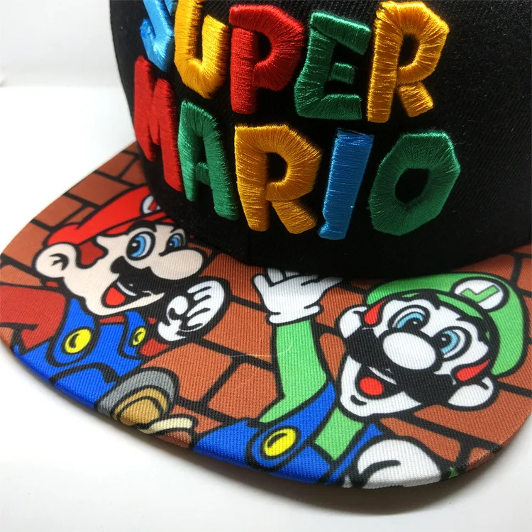 Игра Super Mario Bros шляпа дальнобойщика бейсбольная бейсболка s хип-хоп шапки для взрослых мальчиков и девочек косплей Кепка подарок