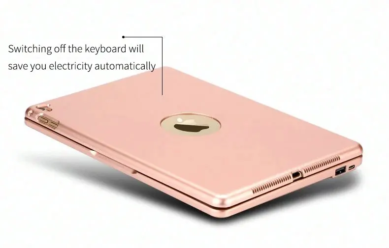 Для iPad Pro 10,5 защитный чехол 7 цветов Светодиодная подсветка Беспроводная Bluetooth клавиатура чехол для IPad Air 1 2 крышка Капа+ подарок
