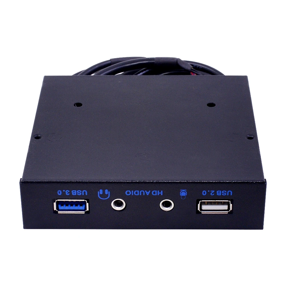 CHIPAL 20 контактный 4 портовый USB 2 0 3 концентратор HD audio3 5 мм разъем для наушников