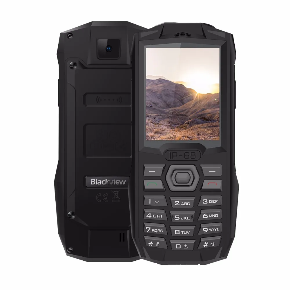 Blackview BV1000 3000 мАч IP68 водонепроницаемый ударопрочный надежный мобильный телефон 2 4