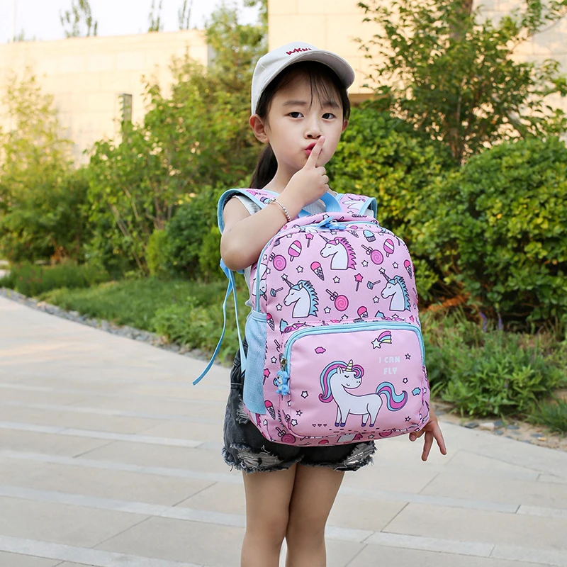 2019 новые милые детские школьные рюкзаки для девочек и мальчиков Детские Рюкзаки дошкольников Единорог