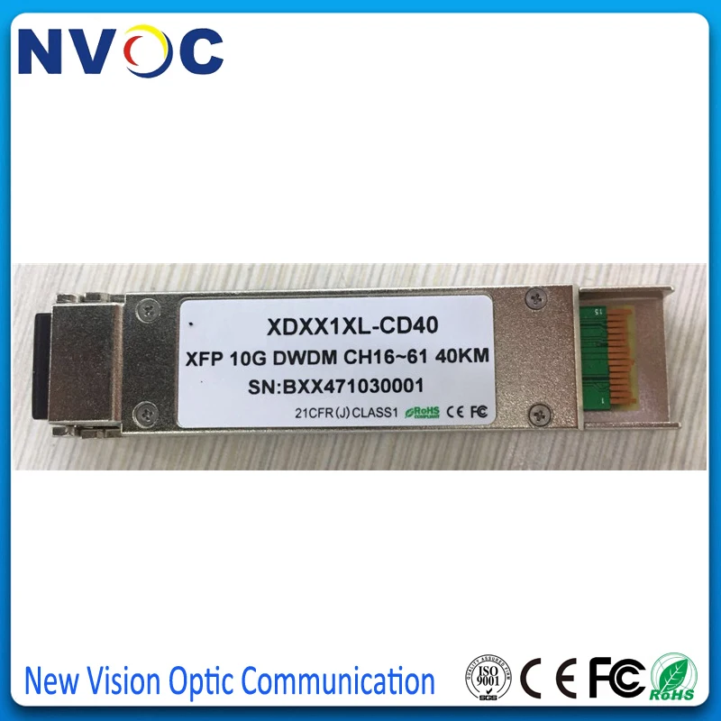 Фонарь 10G 40KM фонарь ~ 1528 77 нм с DDM оптоволоконный ITU GridM 10GBASE-ER оптический модуль |