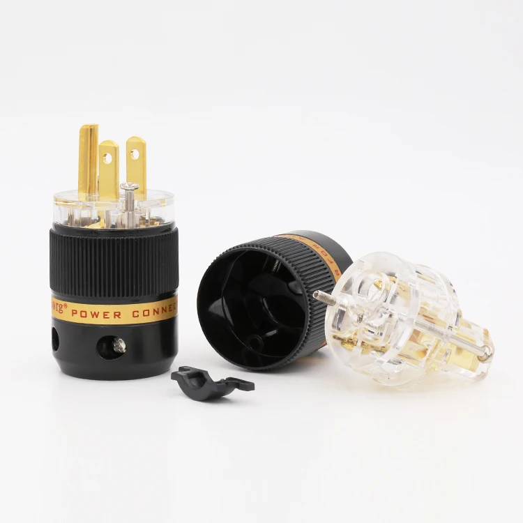 Viborg VM511G + VF511G Прозрачная Чистая медь 24K позолоченный американский шнур