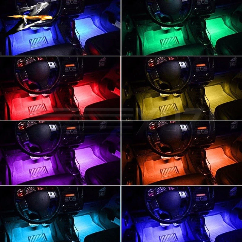 

LED Car Interior Environment Car Decorative Style LED Light Environment Music Control Light for BMW Mercedes Audi Chevrolet Kia
