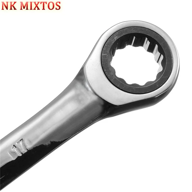 NK MIXTOS 8 10 12 13 14 15 17 18 19 мм Быстрый Реверсивный комбинированный Трещоточный ключ