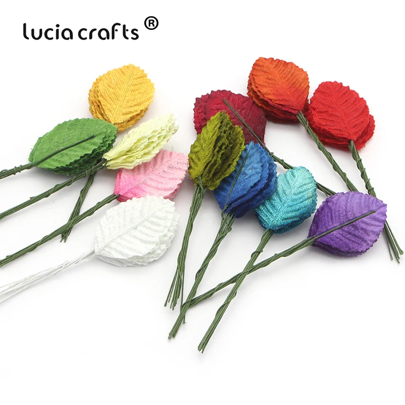 Декоративные искусственные листья Lucia crafts A0703 50 шт./100 шт.|Искусственные и сухие