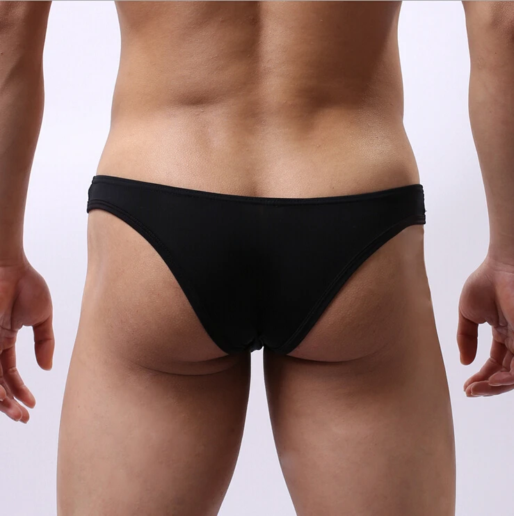 COCKCON трусы мужское нижнее белье шелк одноцветные для мужчин низкая посадка