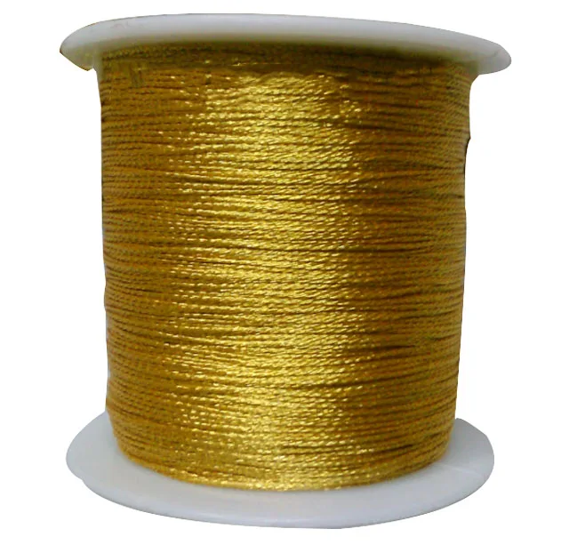 Golden Yellow Twine Ply Yarn Cannetille Purl Cord+DIy Jewelry Accessories  Bracelet  Macrame Rope Earrings String