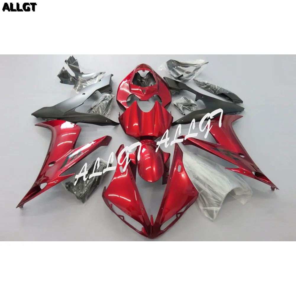 Литой красный инжектор ABS обтекатель комплект боди для YAMAHA YZF R1 2004 2005 2006|Полные