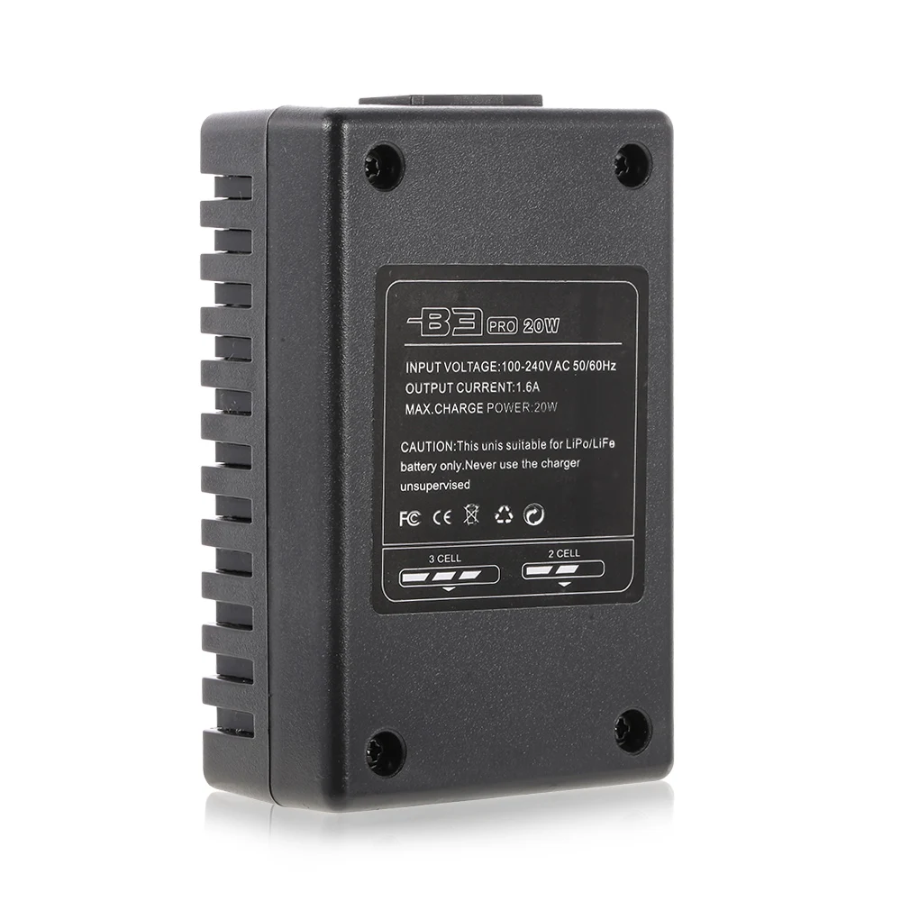 Компактное балансирующее зарядное устройство B3 PRO 20 Вт 2S 3S для LiFe Lipo Battery RC Drone