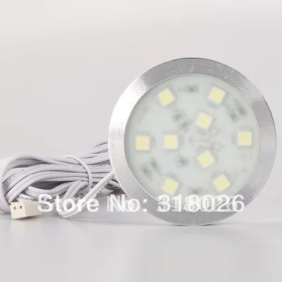 Светодиодная круглая тонкая простая стильная подсветка для шкафа SMD5050 9