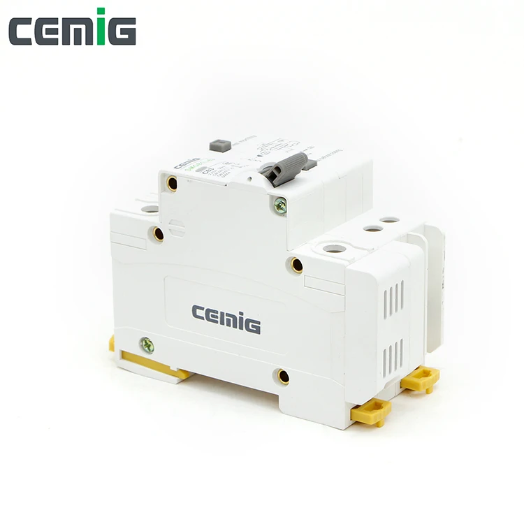 Cemig 1P + N RCBO миниатюрный автомат защити цепи утечки переменного тока выключатель