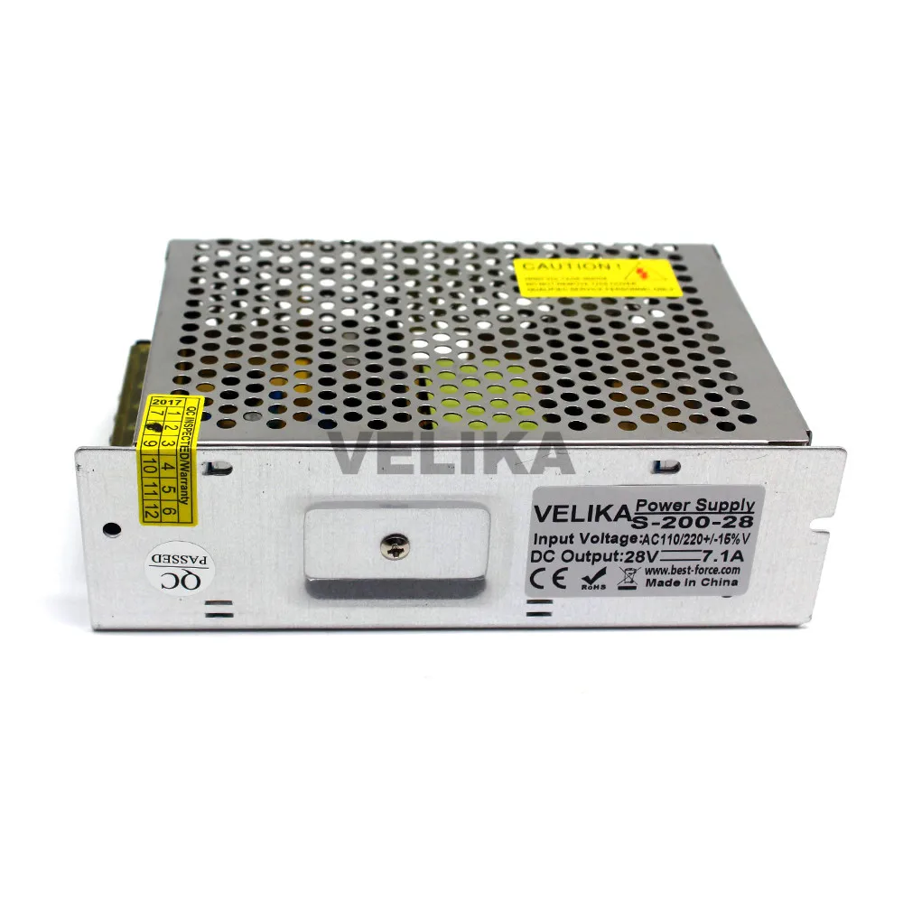 28V 7.1A 200W Драйвер импульсного источника питания источник питания преобразователь для светодиодной ленты светильник VHF Ham Радио шаговый двигатель CNC