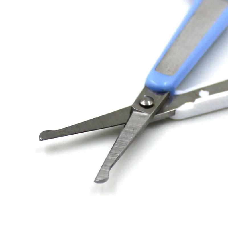 3 цвета ножницы для бровей прямая/изогнутая/круглая головка маникюра ресниц носа