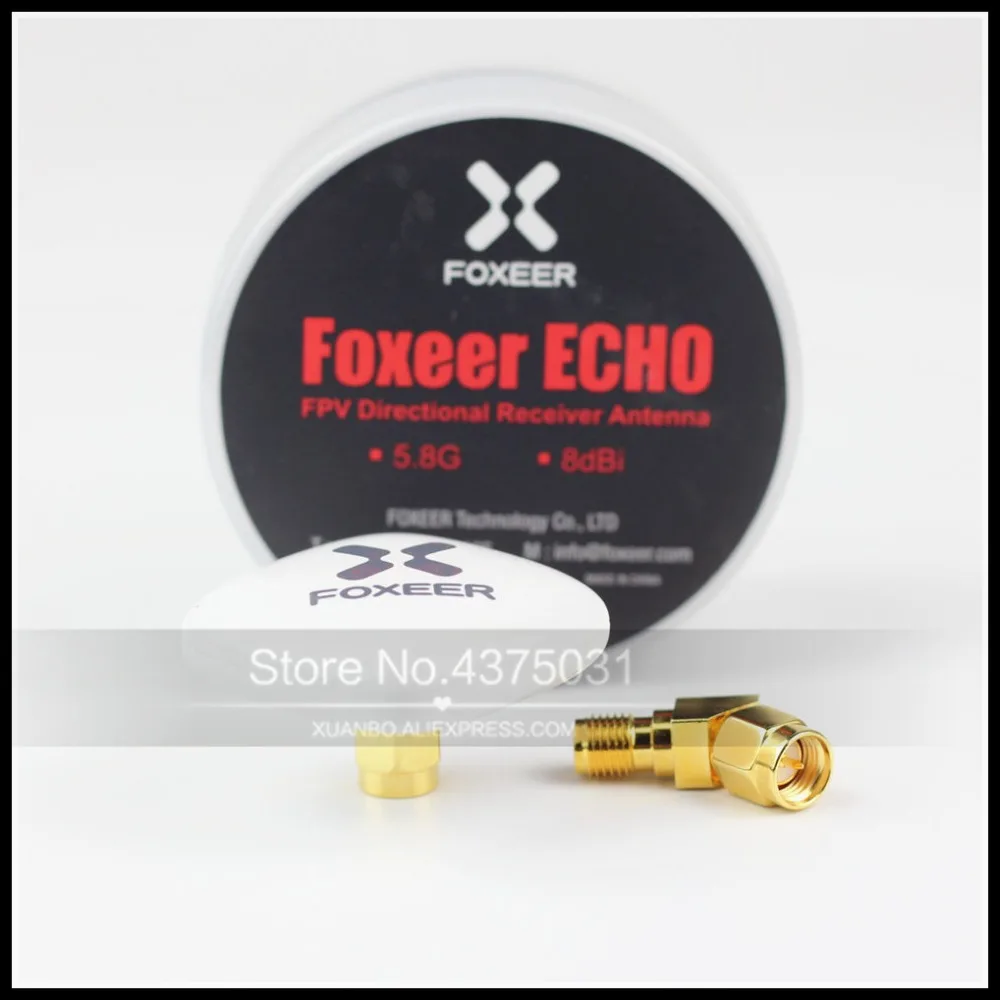 Новое поступление Foxeer Echo Patch 5 8g антенна 8DBi 8 GHz RHCP LHCP SMA Мини FPV Антенна для Goggle |