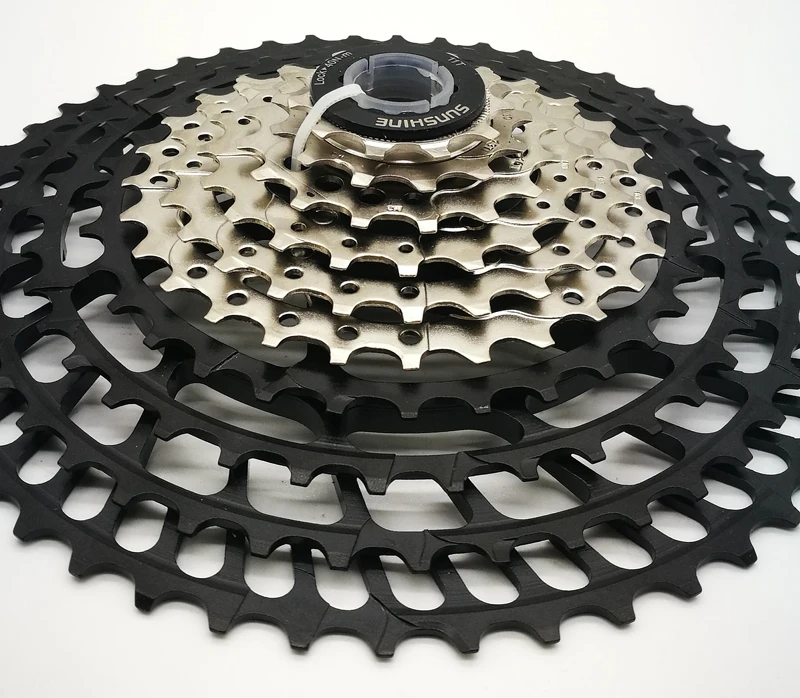 Sunshne MTB 10 Скорость 11-50 т Кассетный 376 г ультралегкий, велосипедная обгонная муфта до 11 ти лет велосипеда Запчасти горный велосипед для Shimano M9000 M8000 M7000