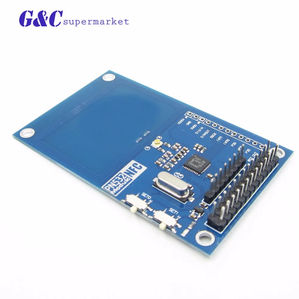 PN532 NFC точный RFID IC кардридер модуль 13 56 МГц для Raspberry PI | Электронные компоненты и