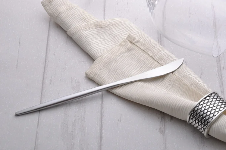 Горячая Распродажа столовые приборы ножи вилки ложки Wester кухонная посуда из