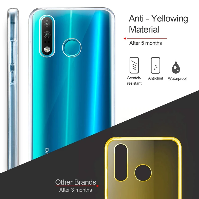 360 градусов 2 в 1 передний + задний Чехол для Huawei Y6 2019 Pro Y7 Prime Y9 Honor 8A мягкая ТПУ
