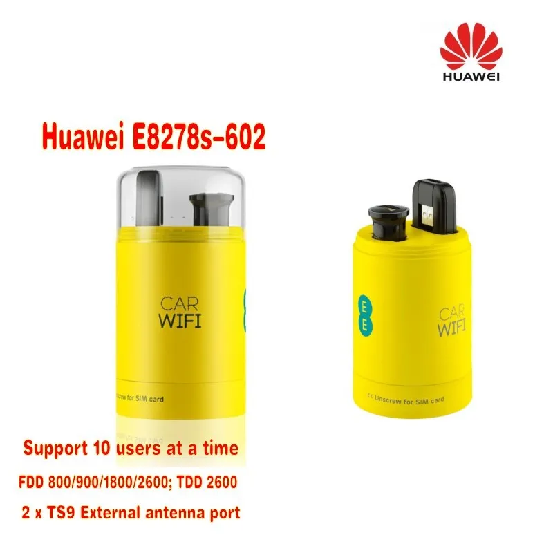 Huawei 4g Lte Cat.4 разблокированный модем и Wi Fi роутер Новый в коробке плюс 49dbi 4G LTE