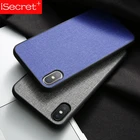 Чехол iSecret для Xiaomi Redmi 6 6A Note 5 6 Pro, ретро тканевые кожаные чехлы для телефонов Xiaomi Mi 8 A1 A2 lite Max 3 Pocophone F1