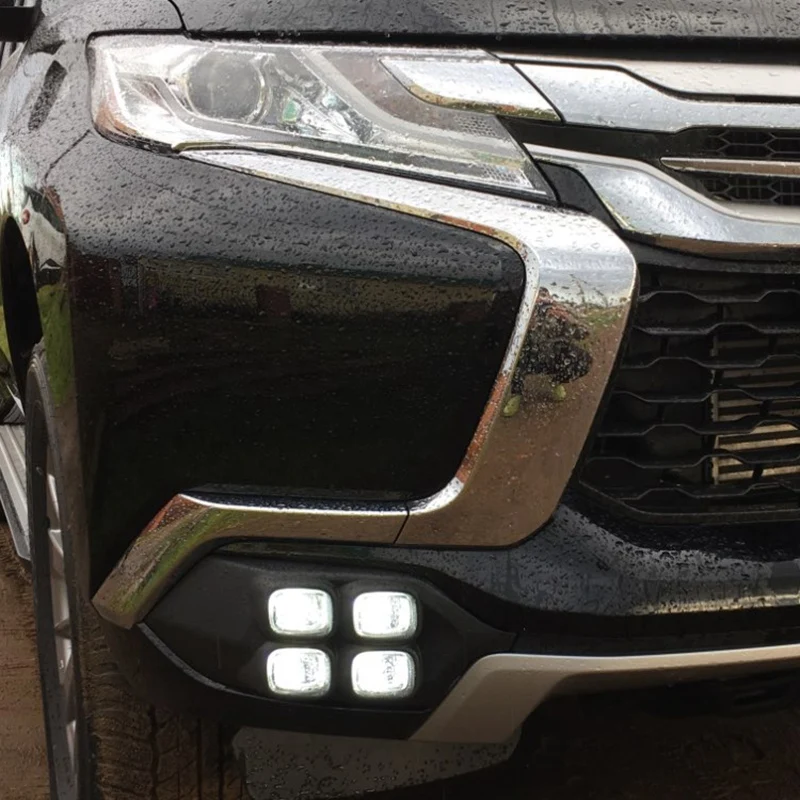 Car Daytime Running Light Abs 12V Led Drl For Mitsubishi Pajero Sport 2016 2017 | Автомобили и мотоциклы