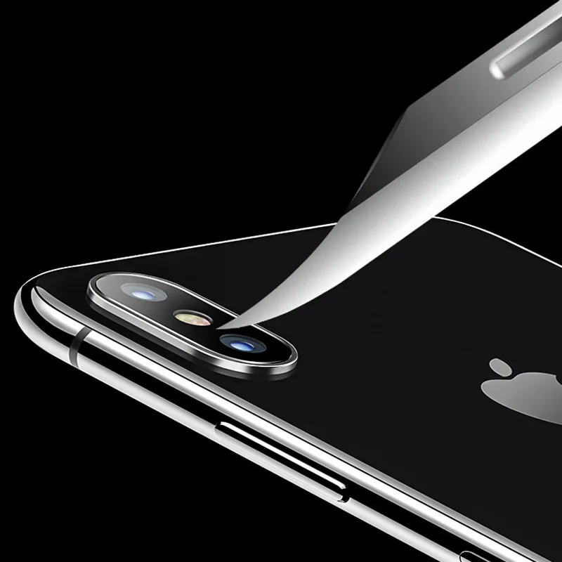 Стекло для камеры iPhone X Защитная пленка экрана 8 Plus/iPhone 7 Plus прозрачная ЖК 2