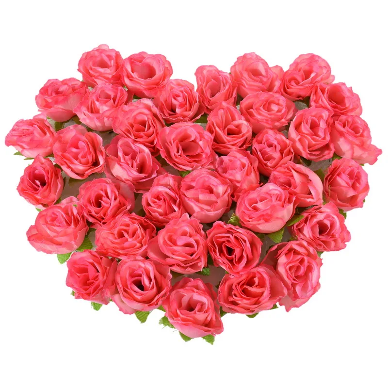 70 шт. декоративные цветы для украшения автомобиля|artificial rose flower|flowers forfake flowers |