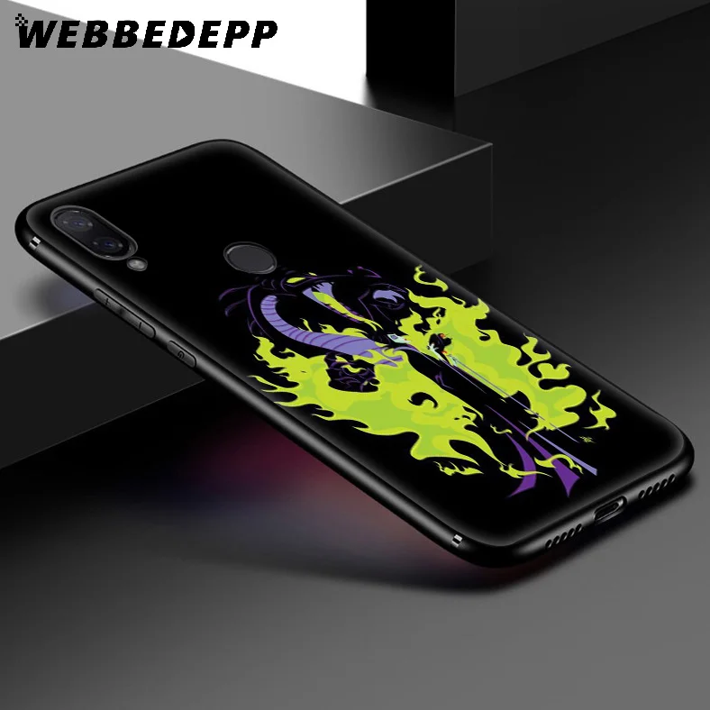 Мягкий чехол ведьмы Малефисента для Xiaomi Redmi K20 7A 4A 4X 5 5A 6 6A S2 Note 8 4 7 Pro Plus Prime |