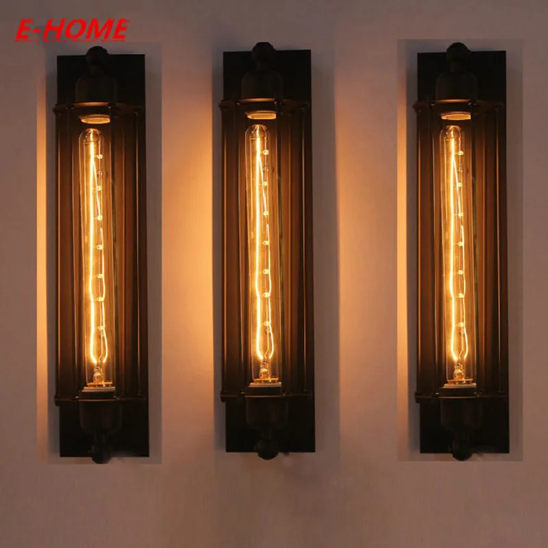 American Industrial Loft Vintage Wall Lamps Edison Light 40W E27 Bedside Fixtures Home Decoration Lighting|edison wall light|wall lightwall lamp
