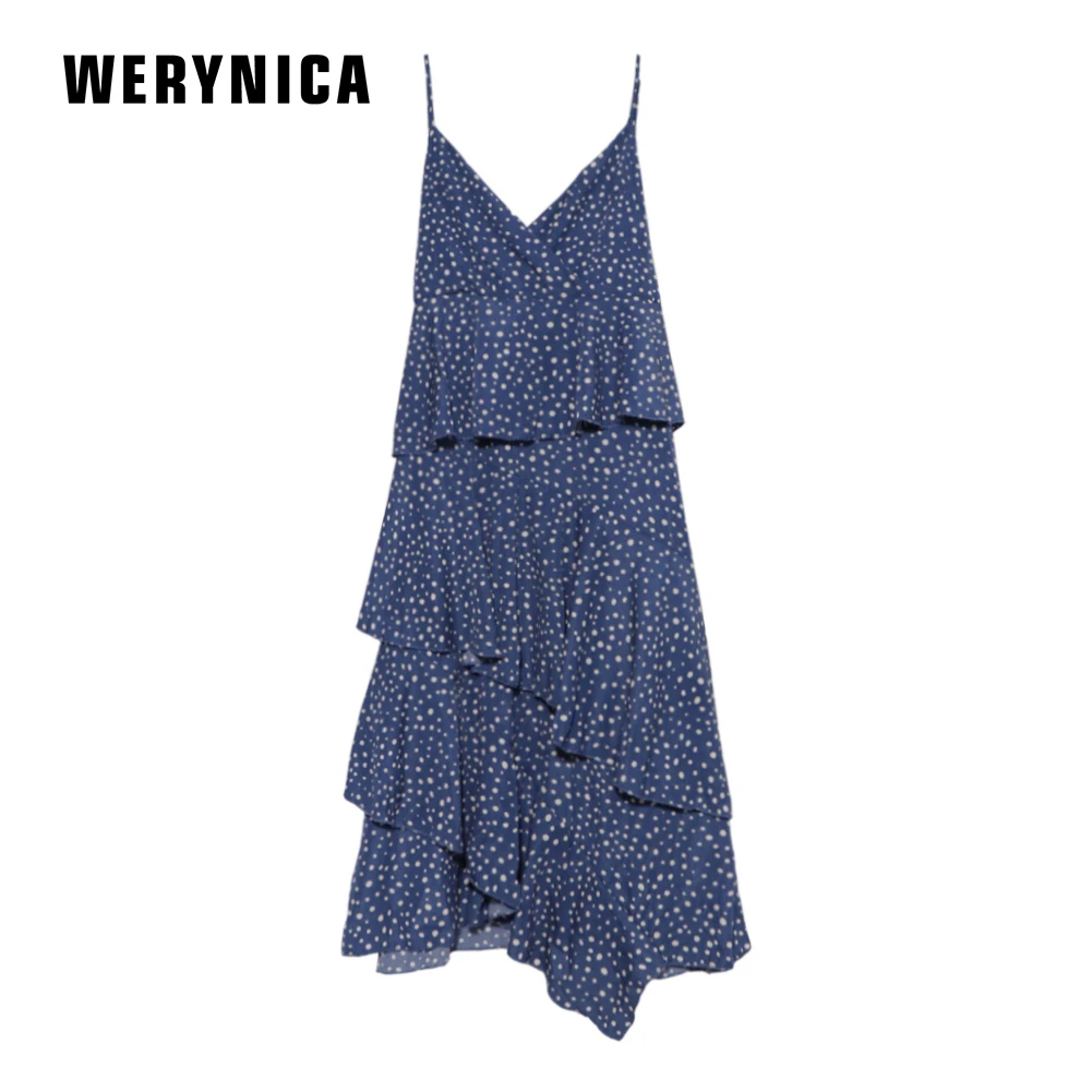 

Werynica 3 Color Women Dresses New 2019 Summer Spaghetti Strap Loose Backless Party Dress Elegant Bohemian Beach Sundress
