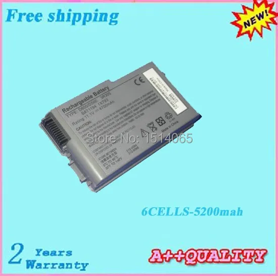 Аккумулятор для ноутбука DELL 4P894 6Y270 7W999 9X821 BAT1194 C1295 G2053 U1544 W1605 D500 D600 D520|battery for dell|laptop
