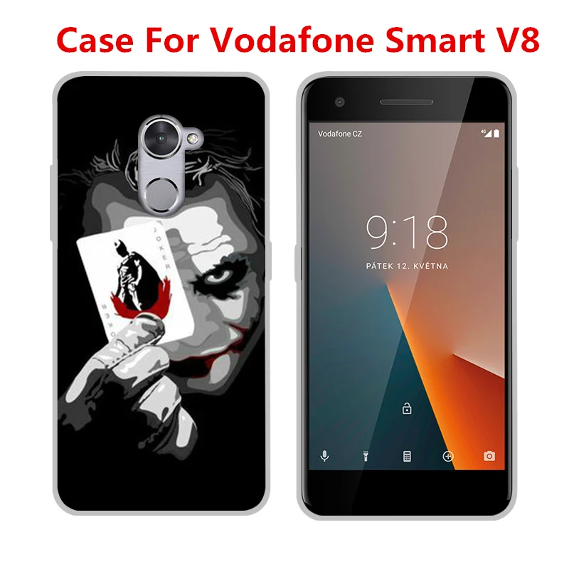 Чехол для Vodafone Smart V8 ТПУ задняя крышка мобильного телефона оболочки с любимыми