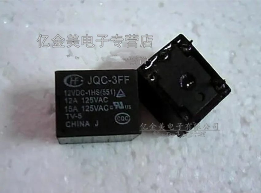 JQC-3FF 12VDC-1HS реле 4-контактный 12В JQC-3FF-012-1HS (551) | Строительство и ремонт