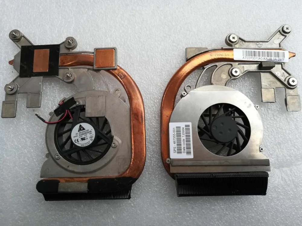 Laptop CPU cooler fan for HP CQ41 CQ45 DV4 cooling heatsink with Thermal 575283-001 577113-001 FOR AMD cpu DSC model | Компьютеры и
