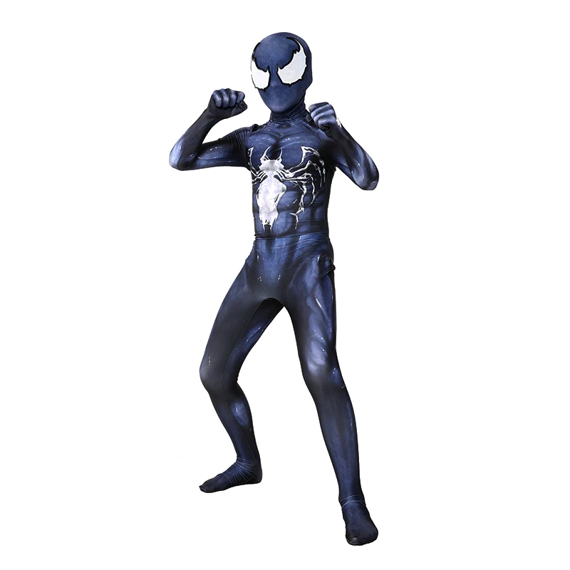 Детские костюмы Marvel Symbiote Spider Boy облегающие Зентаи карнавальный костюм для