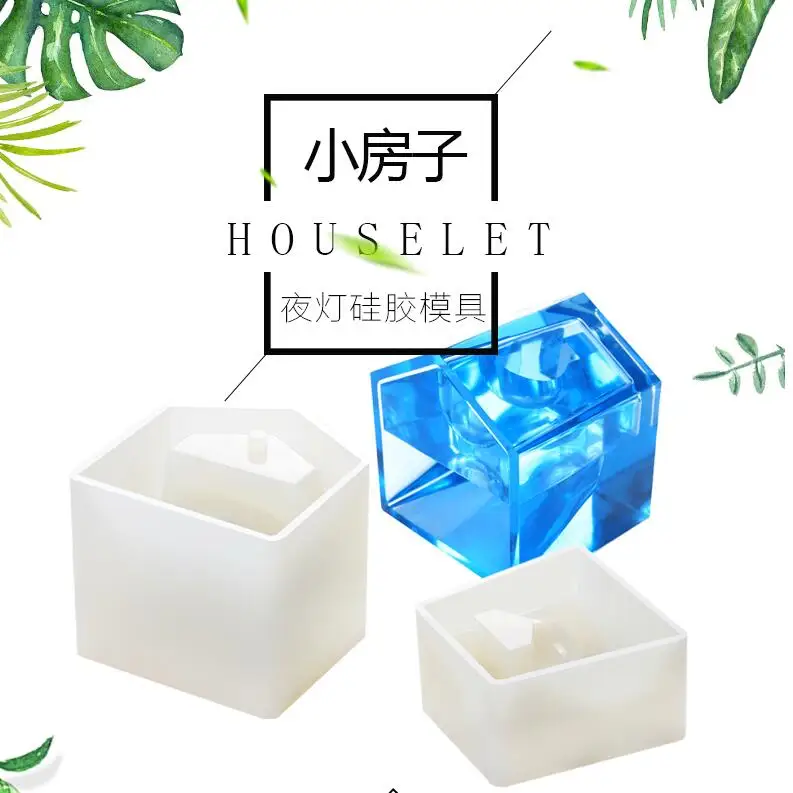 Прозрачная силиконовая форма для сухоцветов декоративная смола поделок ночник