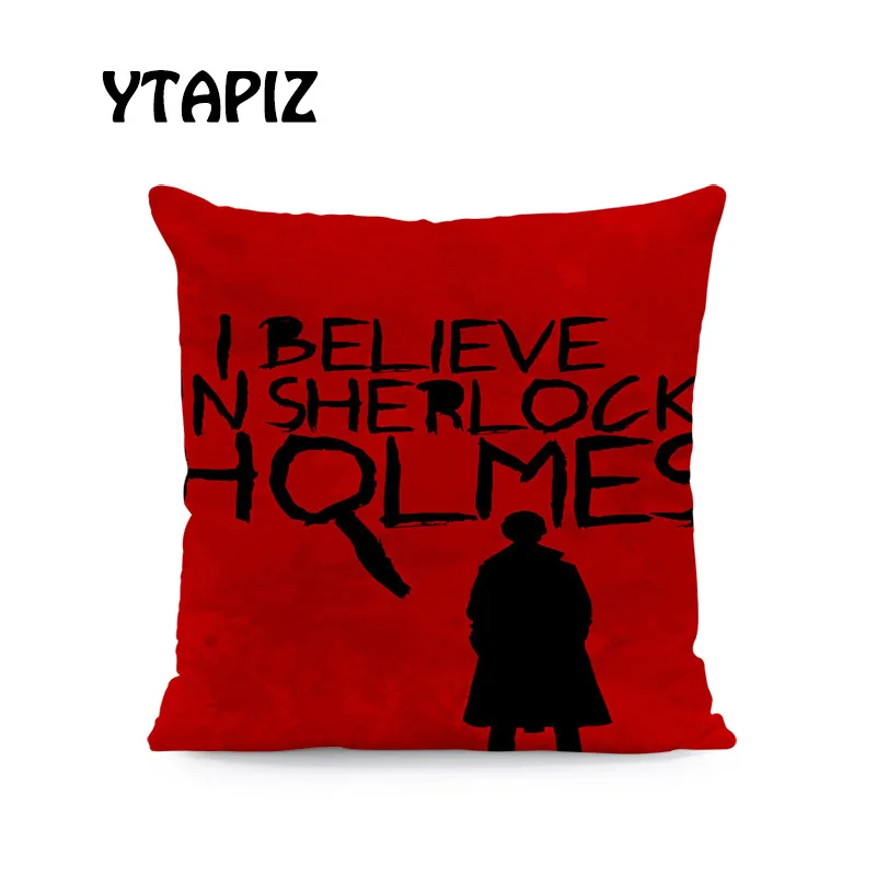 Модное красное платье Шерлок Холмс с надписью I believe In She 221B бархатной